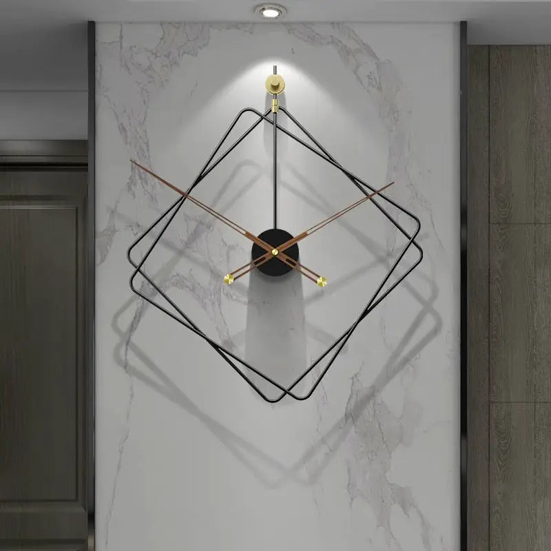 Horloge Murale Losange Design