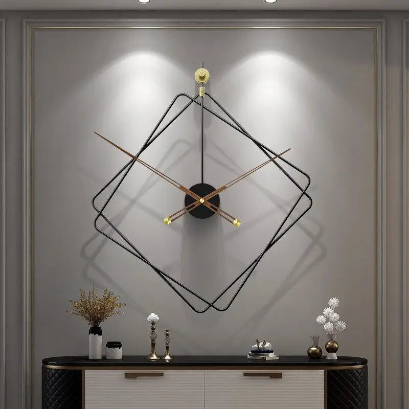 Horloge Murale Losange Design