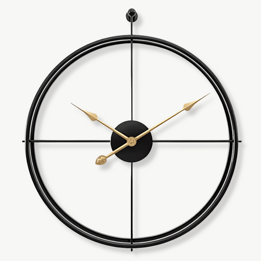 Horloge Murale Anneaux Sphériques