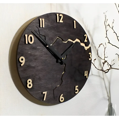 Horloge Bois Design