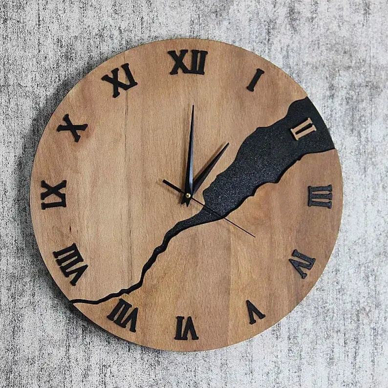 Horloge Bois Design